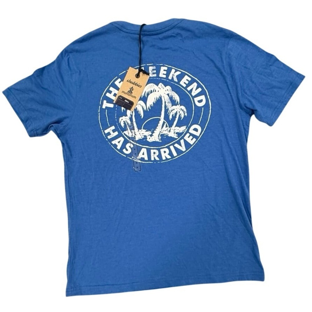 Chubbies‎ Blue T-Shirt Small